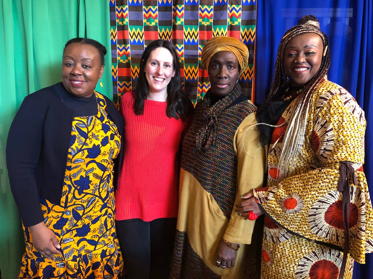Project team: (left to right) Jacqui Gitau, Nicola Jones, Nicole Jameelah Shodunke and Dianne Regisford Image of four members of the team behind Breaking Barriers.