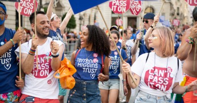Marchers for Terrence Higgins Trust