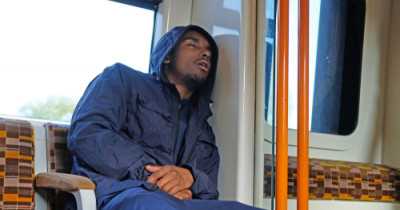 Sleeping young man Sleeping young man