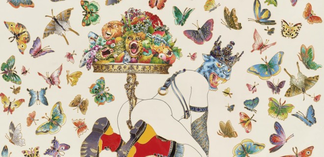 Nowadays I am able to greet beauty (butterfly version) by Raqib Shaw