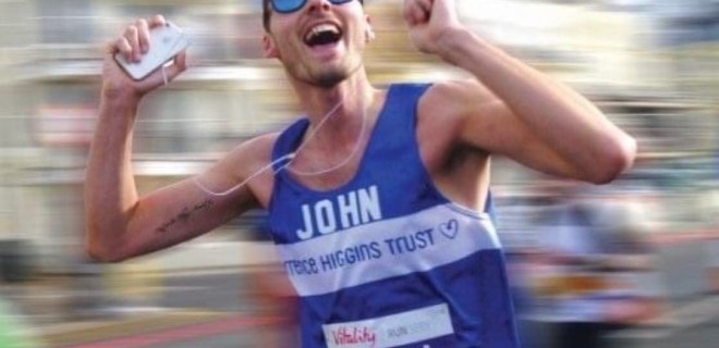 A Terrence Higgins Trust runner.