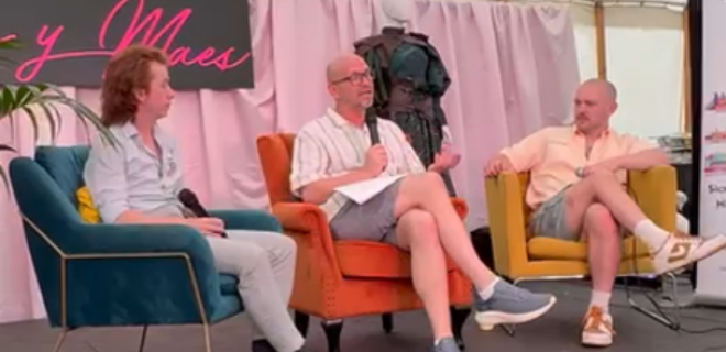 Joseph Chambers at the National Eisteddfod.