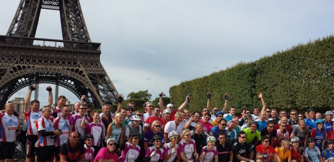 London to Paris cycle ride