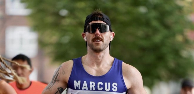 A Terrence Higgins Trust runner.