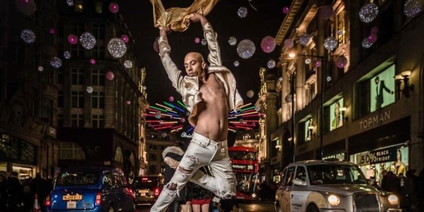 Joshua Royal as ballet dancer