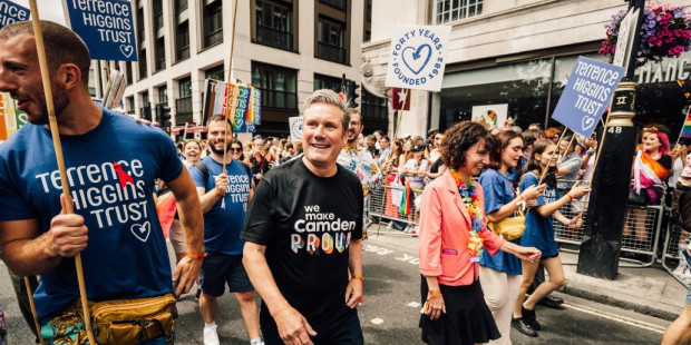 Kier Starmer at Pride London