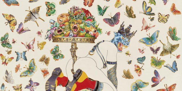 Nowadays I am able to greet beauty (butterfly version) by Raqib Shaw