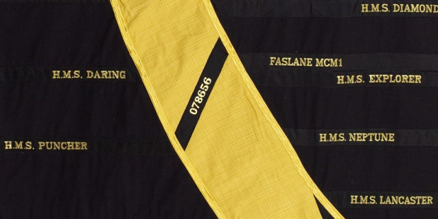 Terry Higgins AIDS Memorial Quilt panel 3 - Royal Navy