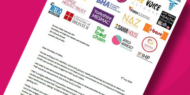 Joint letter to health secretary